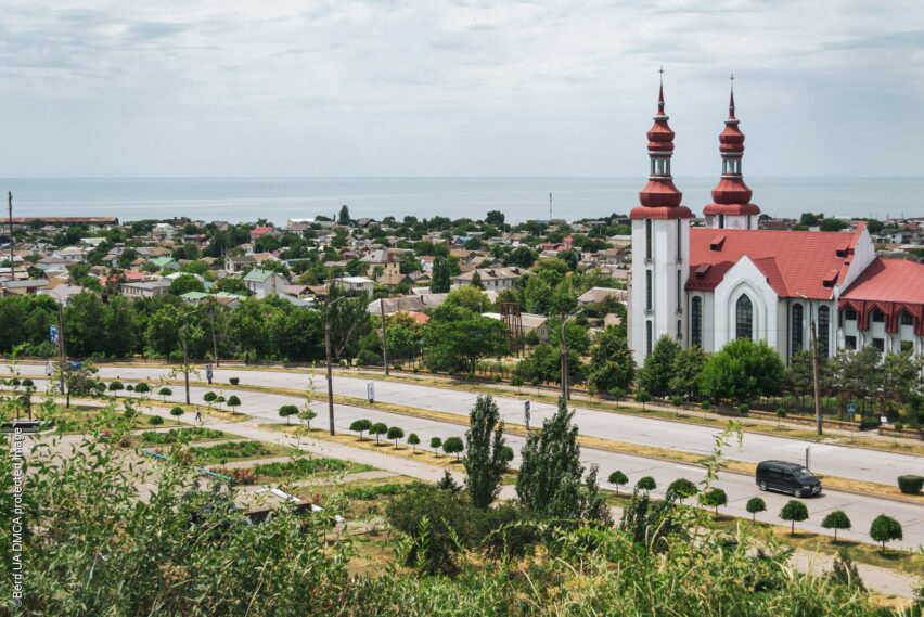 Трасса в Бердянске